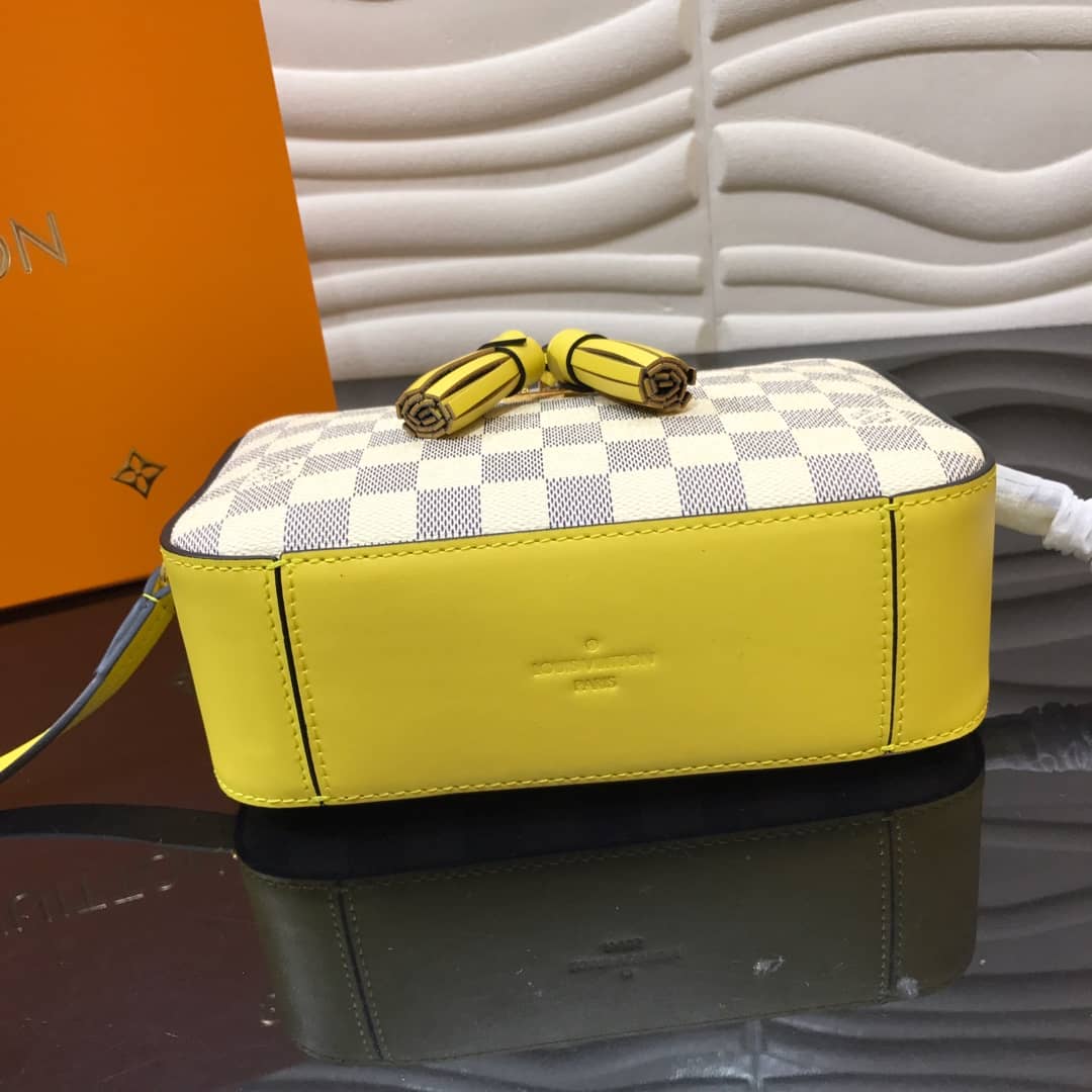 L0vis Vvtt0n Damier Saintonge Replica Camera Bag Yellow N40154