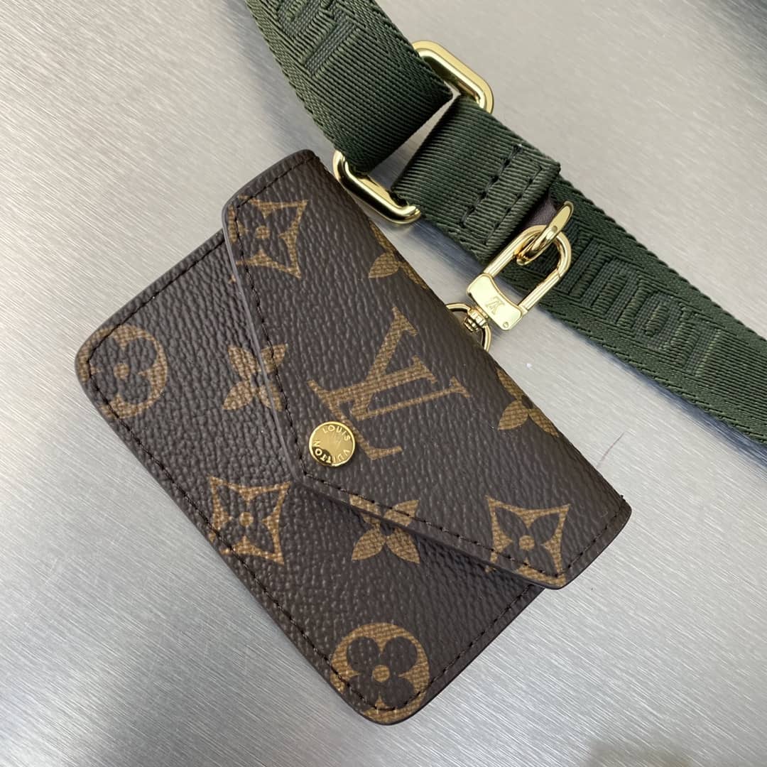 L0vis Vvtt0n Pochette Felicie Monogram Canvas Replica Green Strap M80091