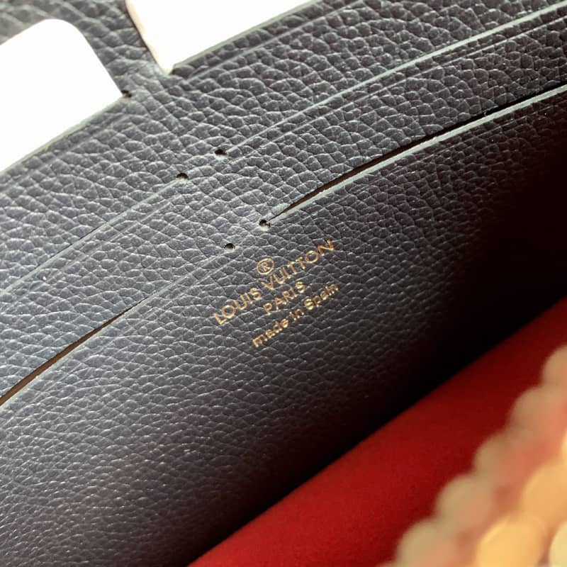 L0vis Vvtt0n Monogram Empreinte Vavin Chain Long Wallet Replica Blue M67839