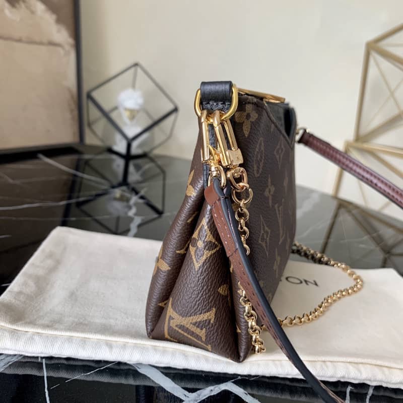 L0vis Vvtt0n Pallas Replica Clutch Monogram 2way Black M41638