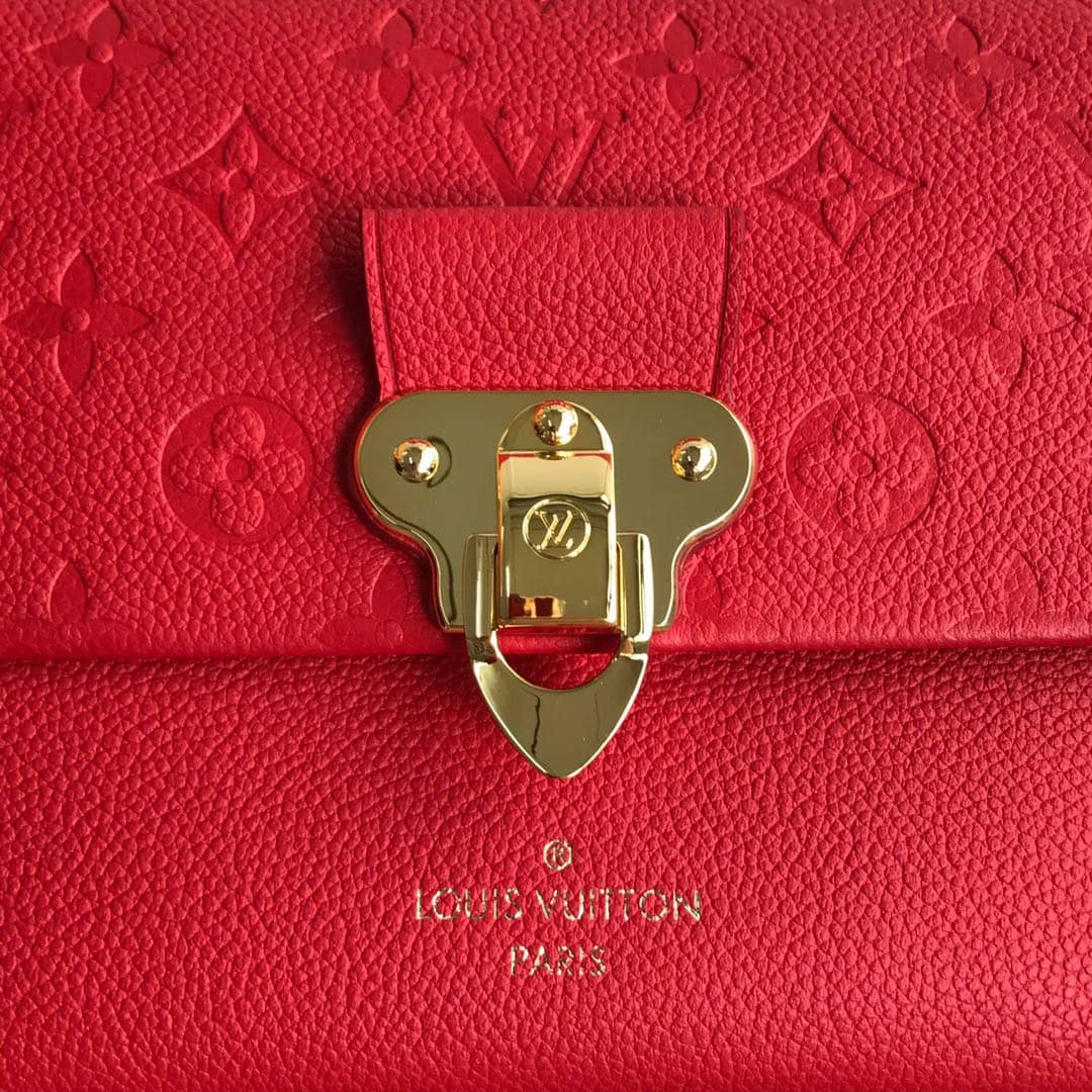 L0vis Vvtt0n Monogram Empreinte Vavin PM Chain Replica Shoulder Bag Red M44151
