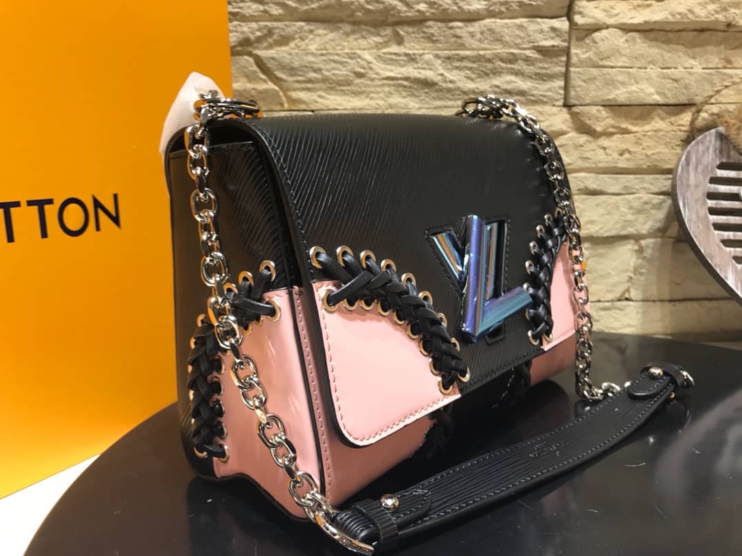 L0vis Vvtt0n Replica Twist MM Epi Leather Bag Pink