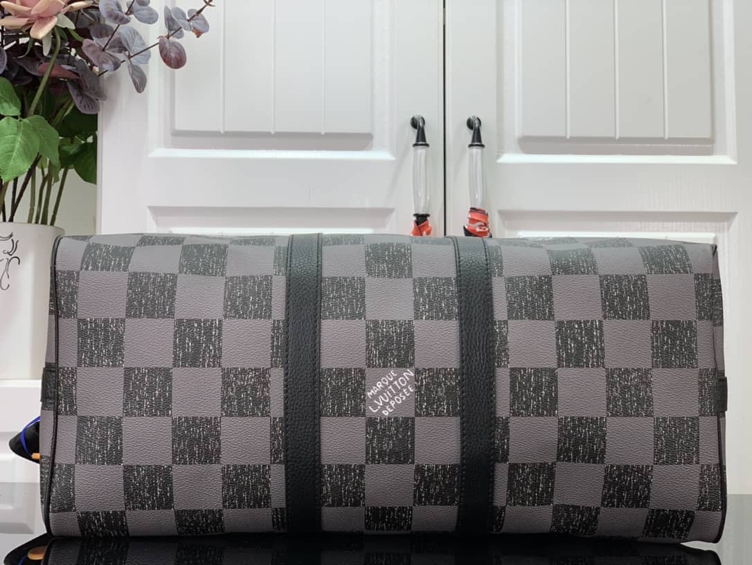 L0vis Vvtt0n Keepall Bandoulière 45 Virgil Abloh Bag Replica Black N80404