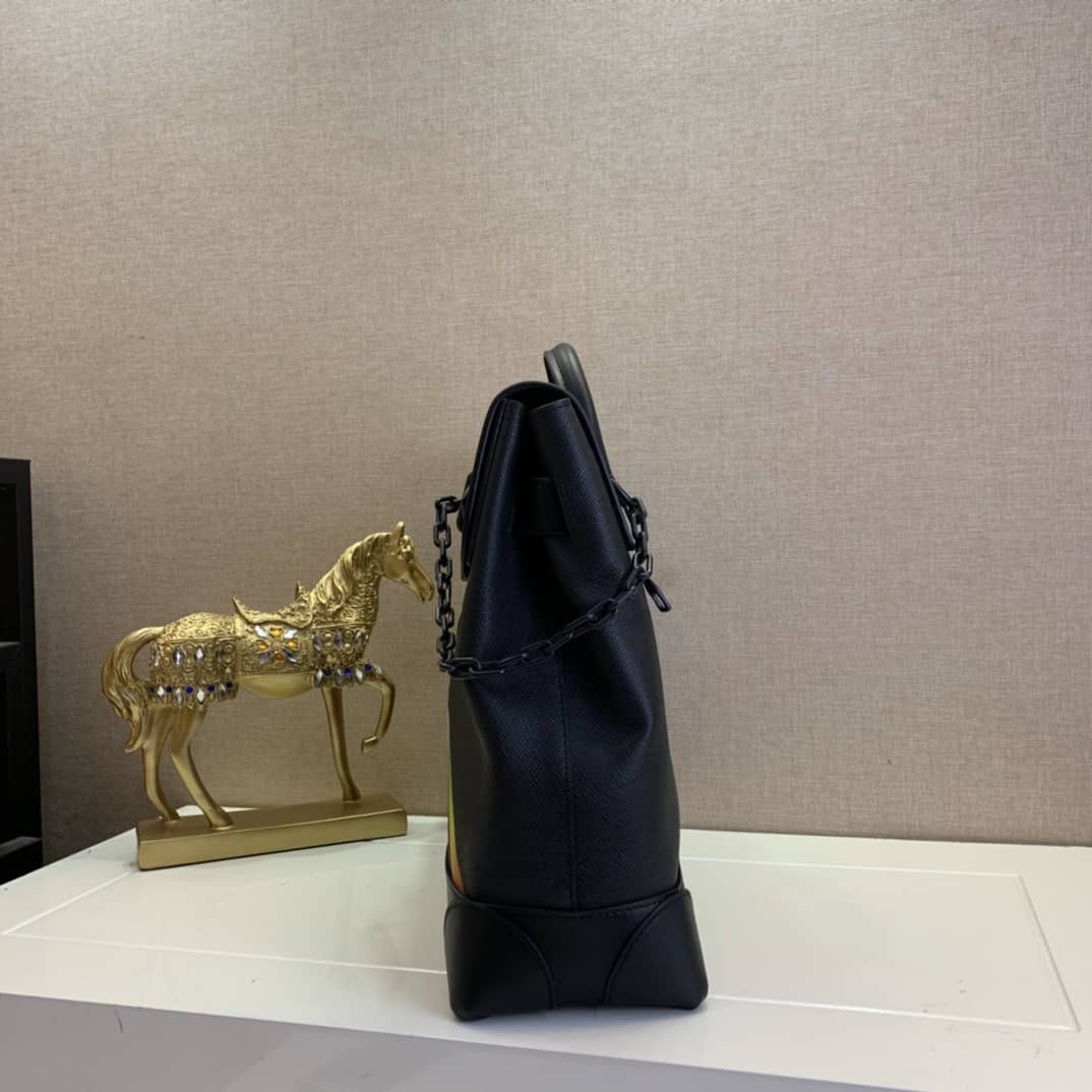 L0vis Vvtt0n Taiga Steamer PM Messenger Bag Replica Rainbow Virgil M30339