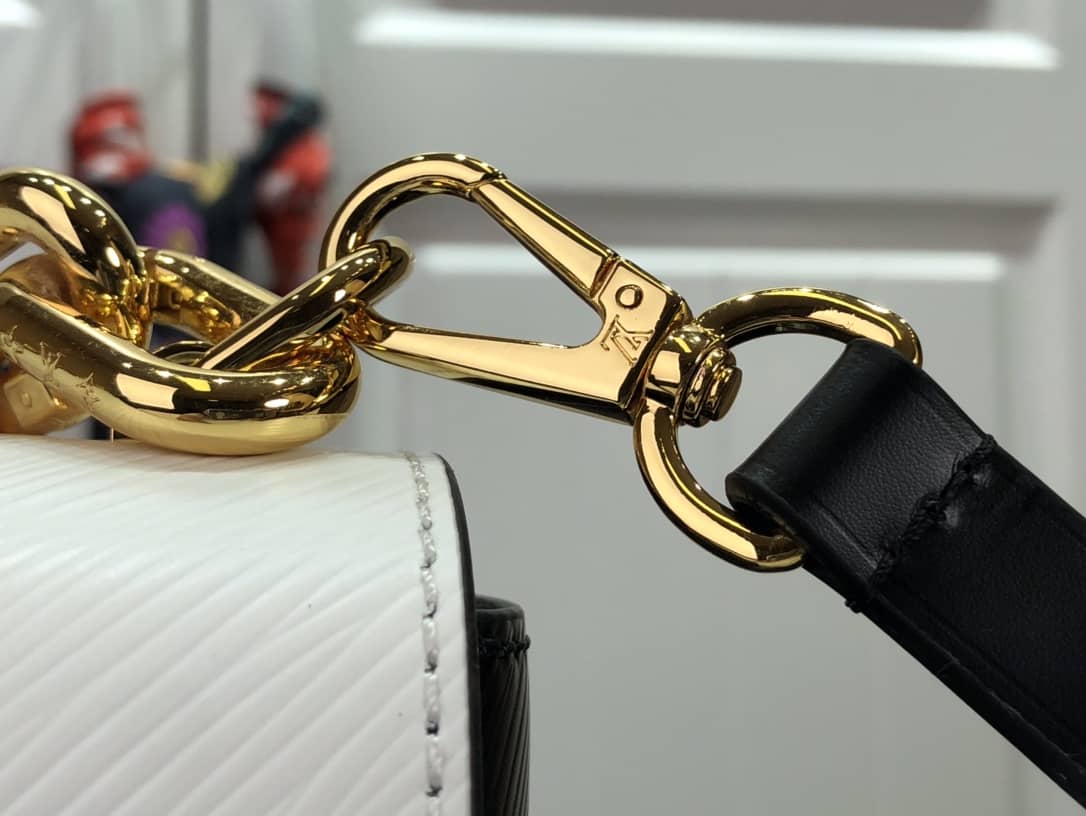 L0vis Vvtt0n Monogram 2Way Leather Twist Replica Handbag White M58526