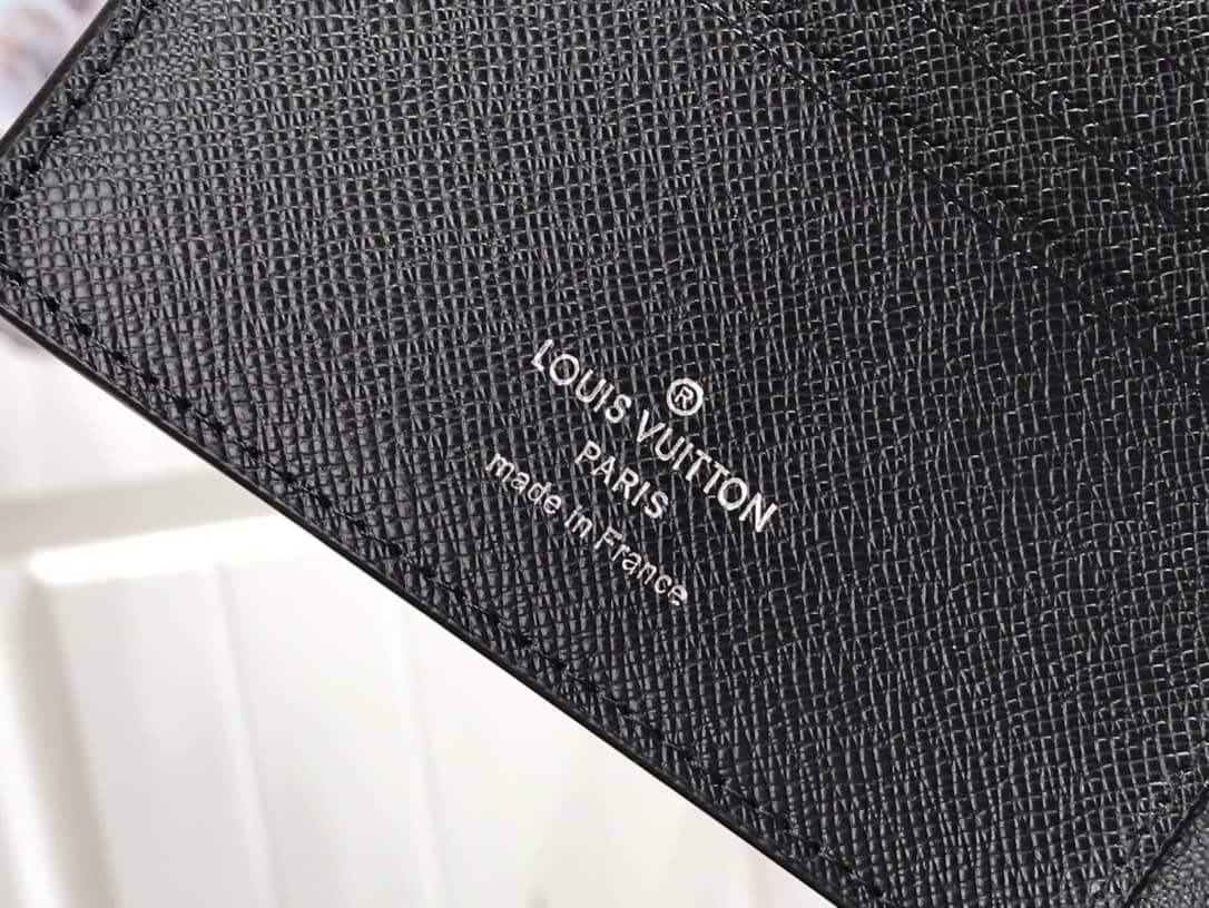 L0vis Vvtt0n Epi Damier Graphite Multiple Replica Wallet Black M69538