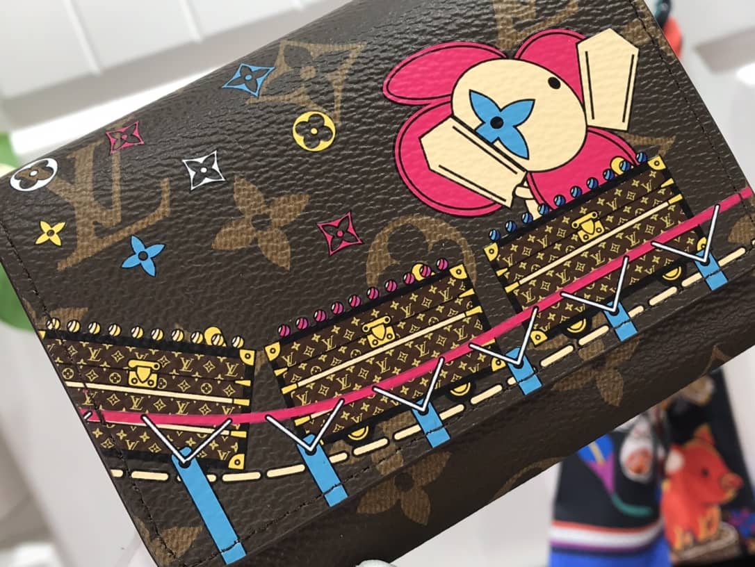 L0vis Vvtt0n Monogram Canvas Christmas Victorine Wallet Replica M69751