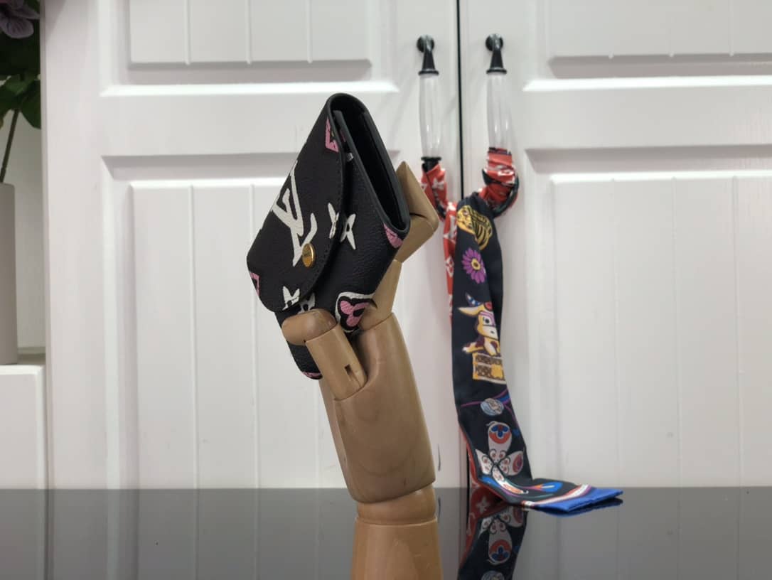 L0vis Vvtt0n Dupe Purses Monogram Rosalie Coin Porto  Black M80755