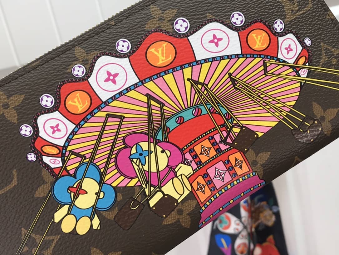 L0vis Vvtt0n Monogram Zippy Wallet Christmas Animation 2020 Replica M69753