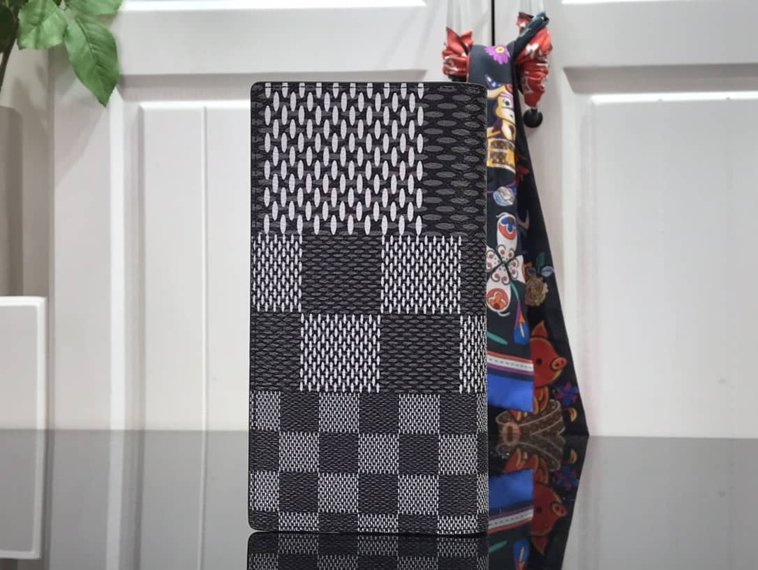 L0vis Vvtt0n Multiple Wallet Damier Infini Leather Replica Gray N60440