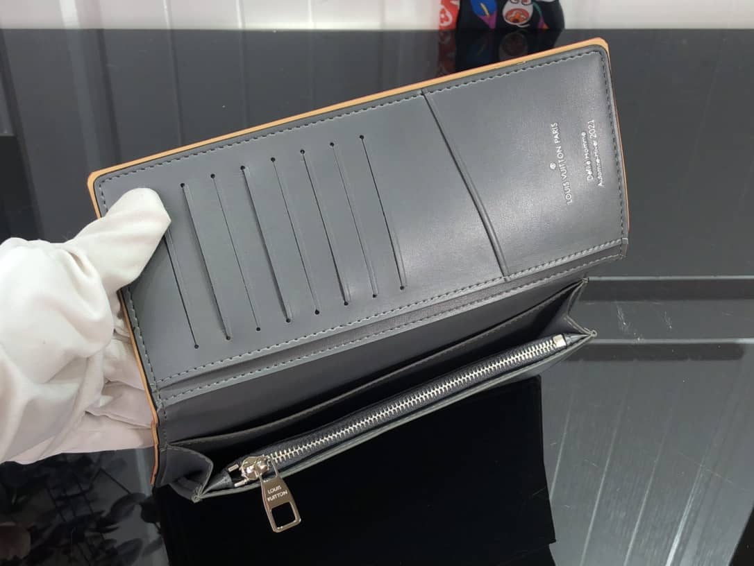 L0vis Vvtt0n Long Mirror Slender Pocket Organizer Wallet Replica M80807
