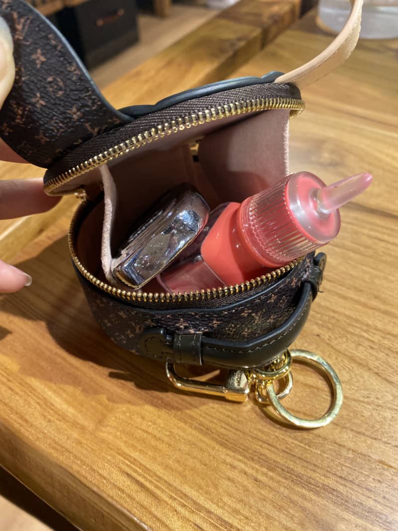 LV Bag Charm Dupe Puppy S*pple Key Holder Hat Box  M80254(ColaReps)