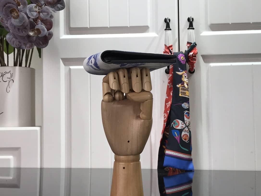 L0vis Vvtt0n Multiple Wallet Replica Monogram Canvas Blue M80458