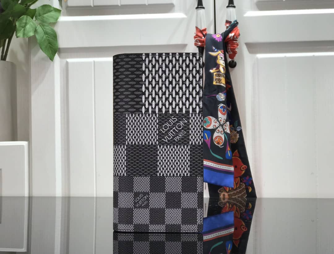 L0vis Vvtt0n Multiple Wallet Damier Infini Leather Replica Gray N60440