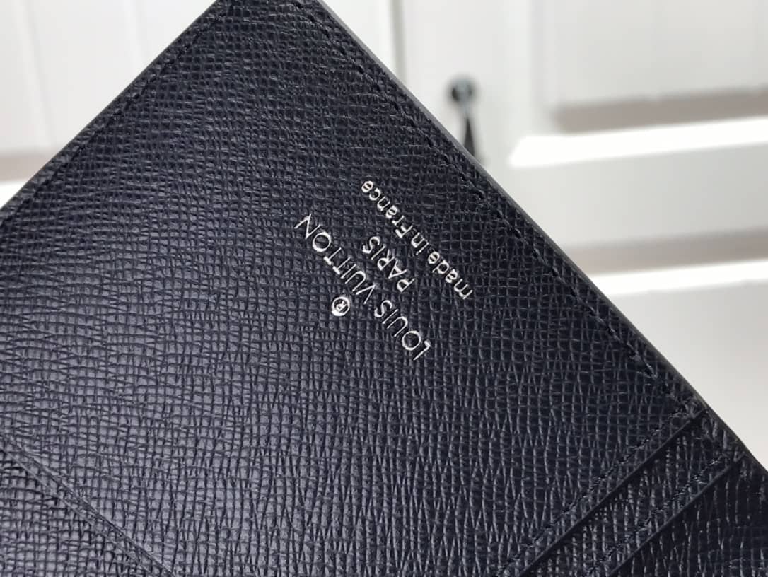 L0vis Vvtt0n Monogram Card Holder Replica On Strap Blue M80457