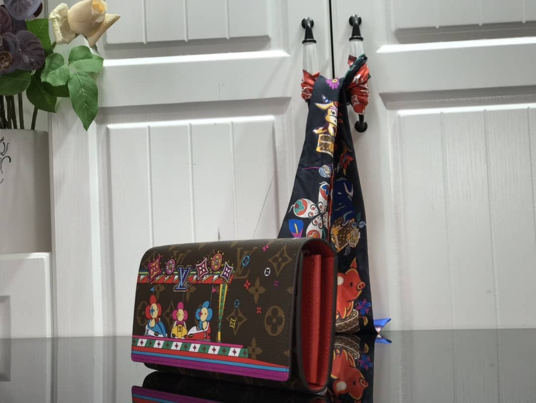 L0vis Vvtt0n Wallet Dupe Monogram Christmas Limited Edition Wallet