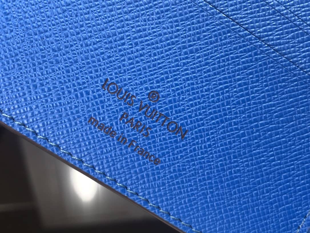 L0vis Vvtt0n Monogram Multiple Bifold Wallet Replica Blue M80781