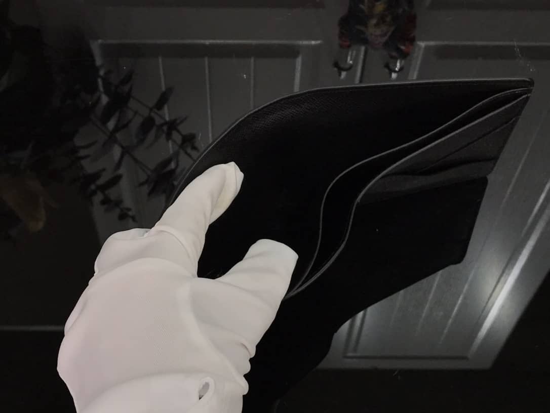 L0vis Vvtt0n Epi Damier Graphite Multiple Replica Wallet Black M69538