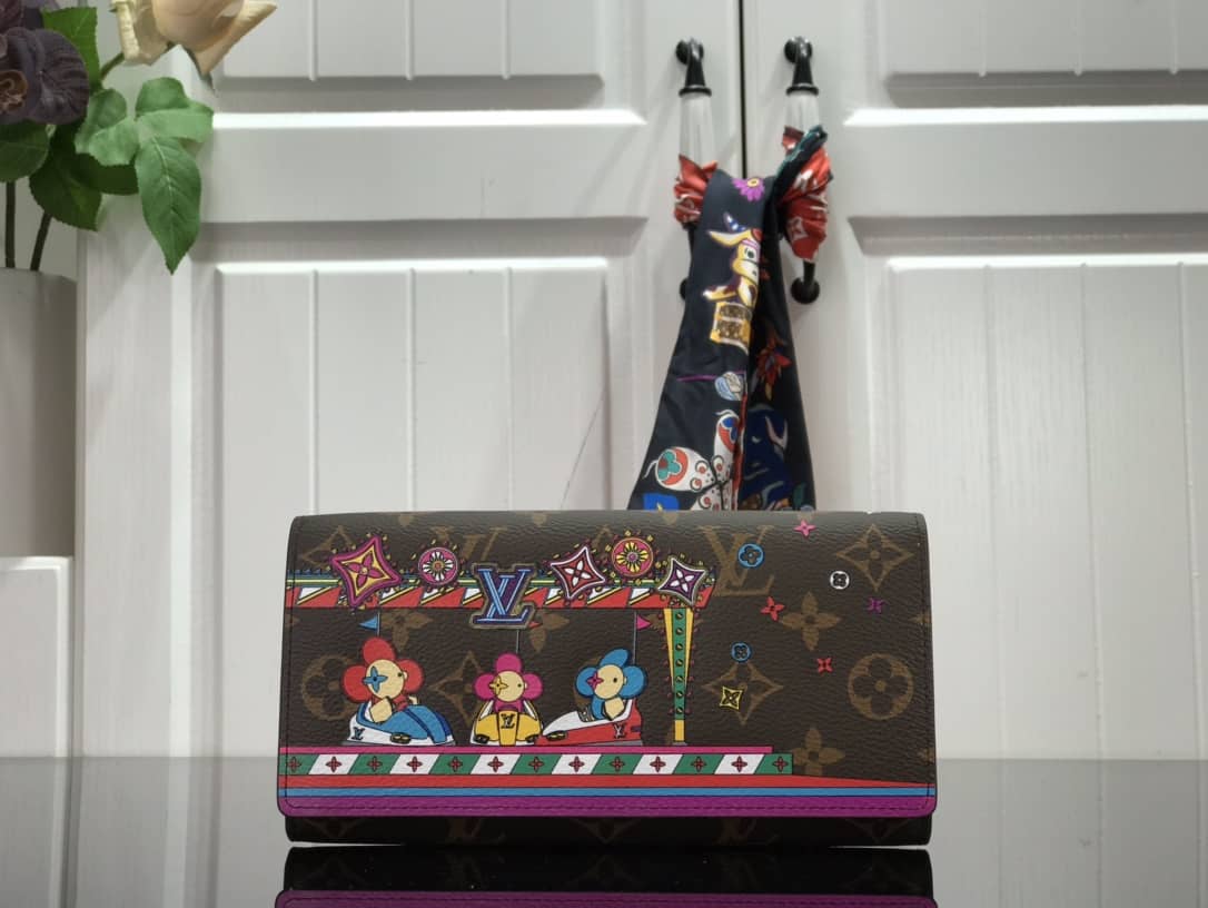 L0vis Vvtt0n Wallet Dupe Monogram Christmas Limited Edition Wallet