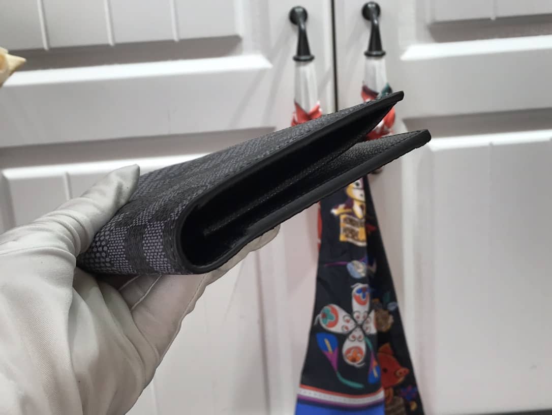 L0vis Vvtt0n Multiple Wallet Damier Infini Leather Replica Black N60440