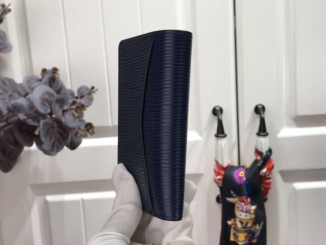 L0vis Vvtt0n Pocket Organizer Damier Graphite Epi Leather Replica Blue M69536