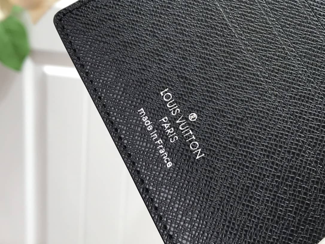 L0vis Vvtt0n Multiple Box Damier Graphite 3D Wallet Replica Black N60434