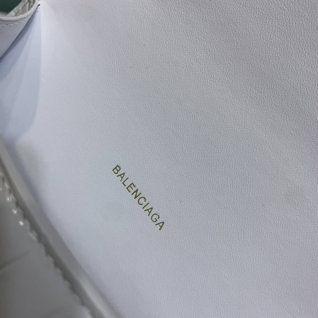 Ba1en*iaga Hourglass Leather Top Handle Replica Bag