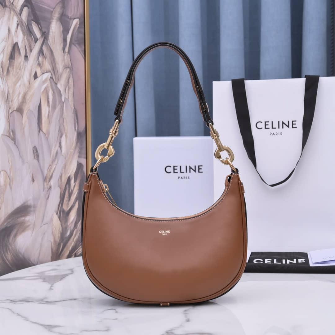 Ce1i*e Ava Calfskin Hobo Replica Bag