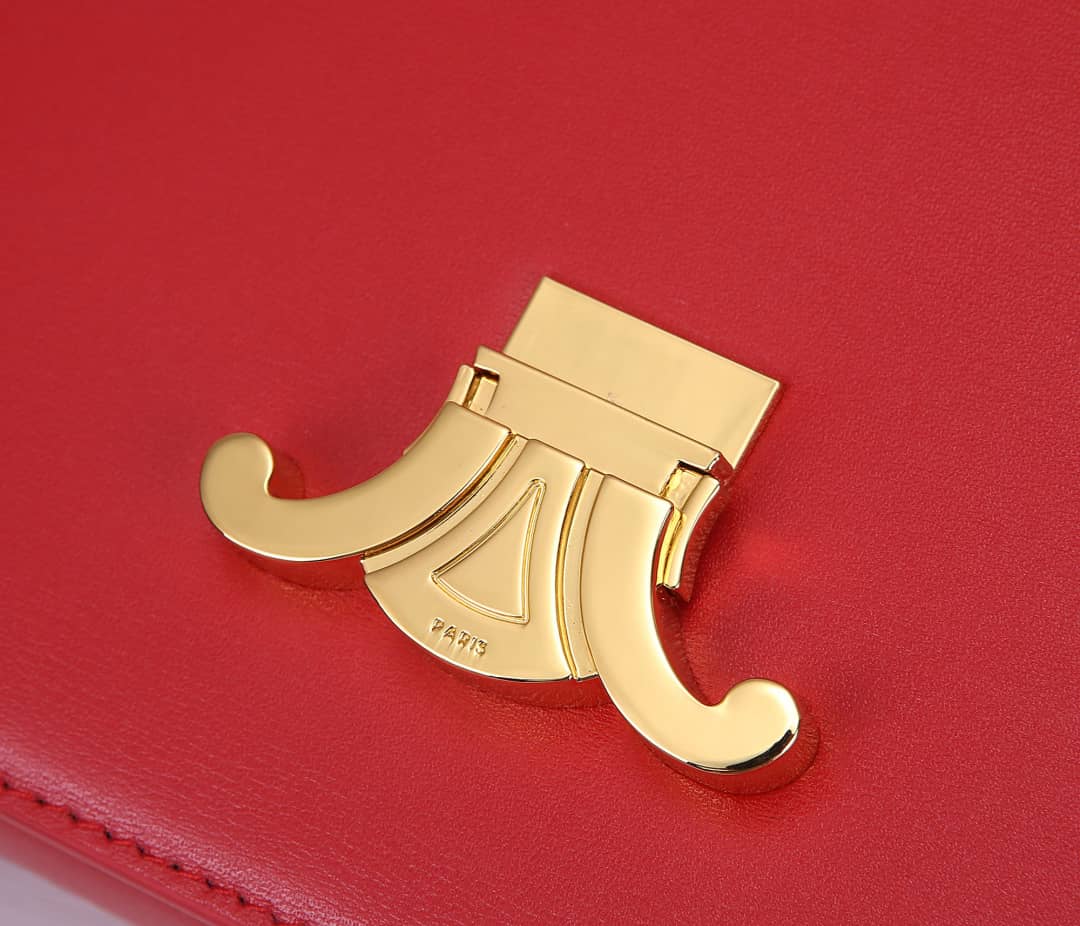 Ce1i*e Bag Dupe Triomphe Micro Luggage 18.5CM Replica Bag