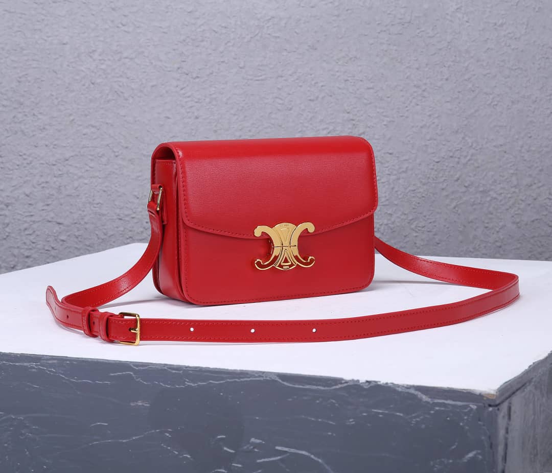 Ce1i*e Bag Dupe Triomphe Micro Luggage 18.5CM Replica Bag