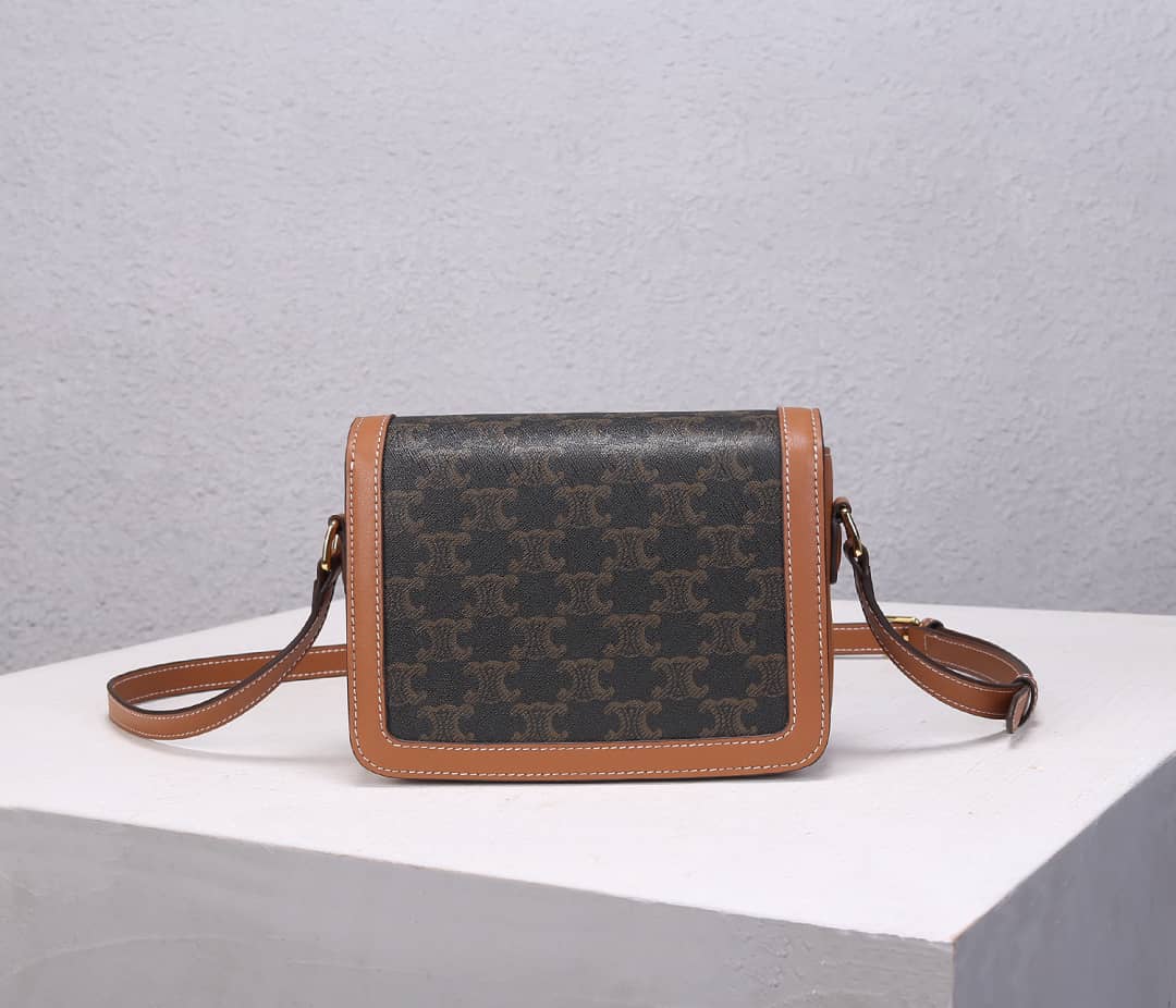 Ce1i*e Small Besace 16 Cowhide Replica Saddle Bag