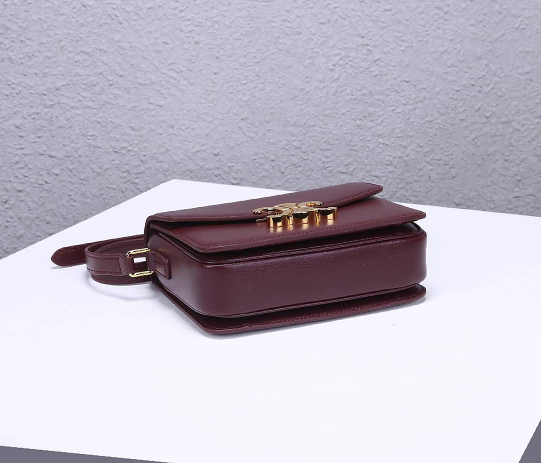 Ce1i*e Bag Dupe Triomphe Micro Luggage 18.5CM Replica Bag