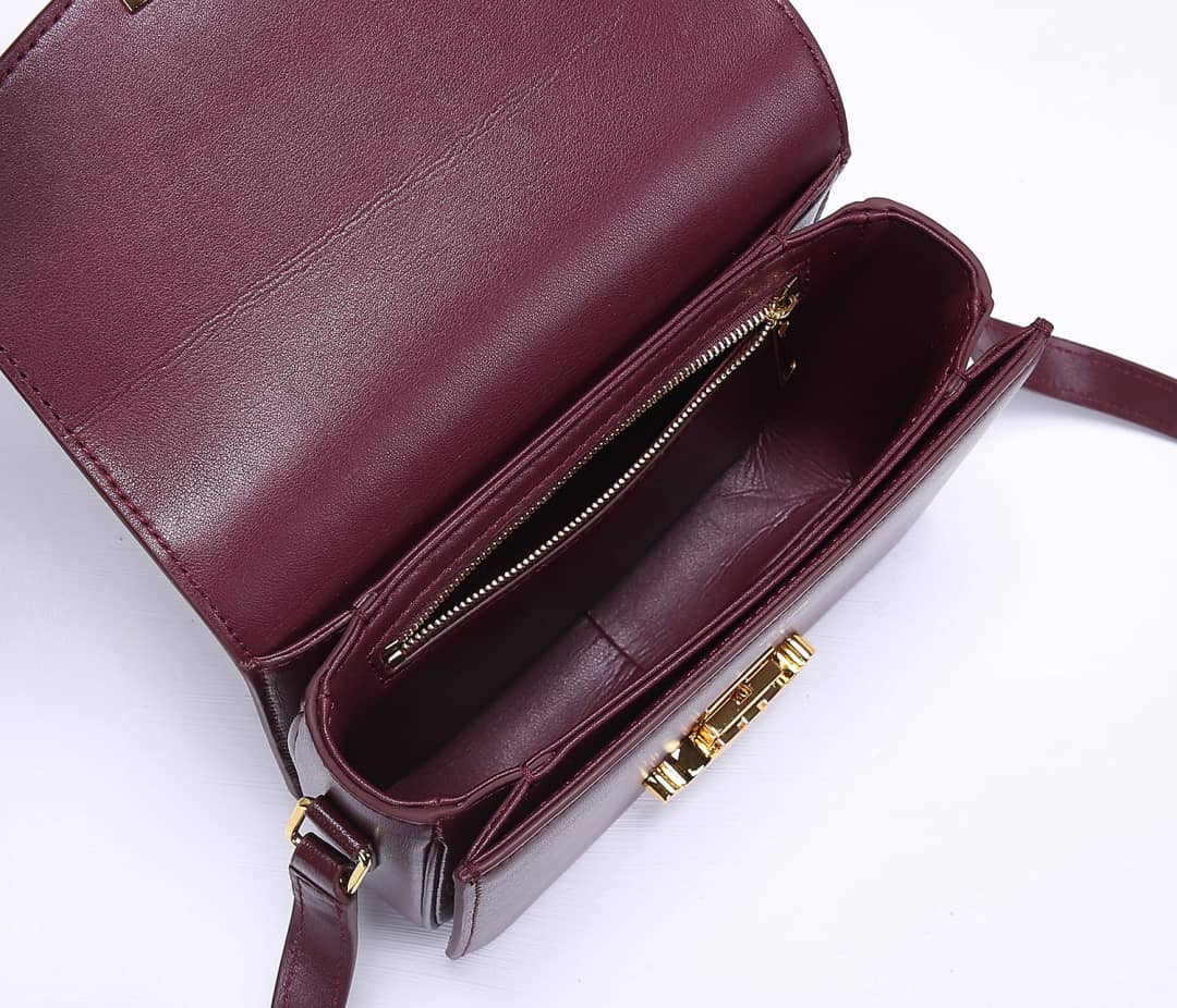 Ce1i*e Bag Dupe Triomphe Micro Luggage 18.5CM Replica Bag