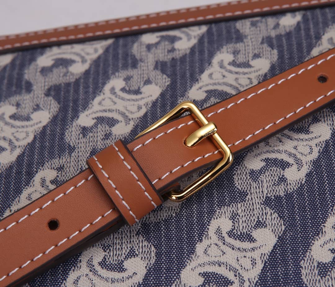 Ce1i*e Small Besace 16 Cowhide Replica Saddle Bag