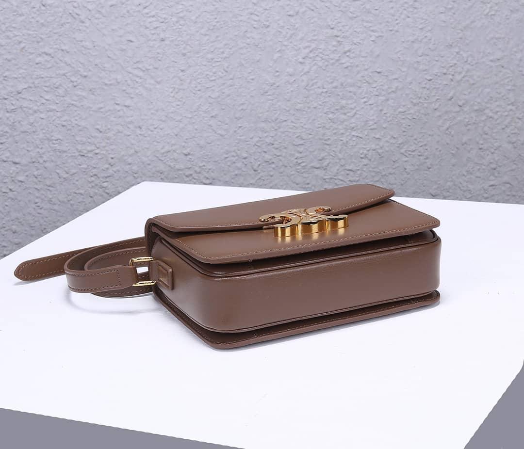 Ce1i*e Bag Dupe Triomphe Micro Luggage 18.5CM Replica Bag