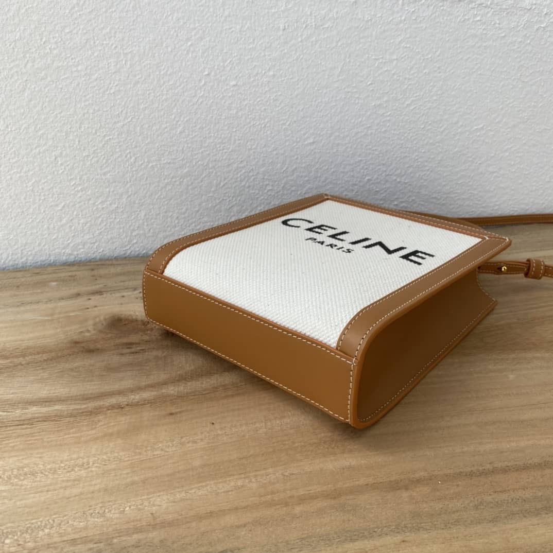 Ce1i*e Triomphe Canvas Small Cabas Vertical Replica Bag