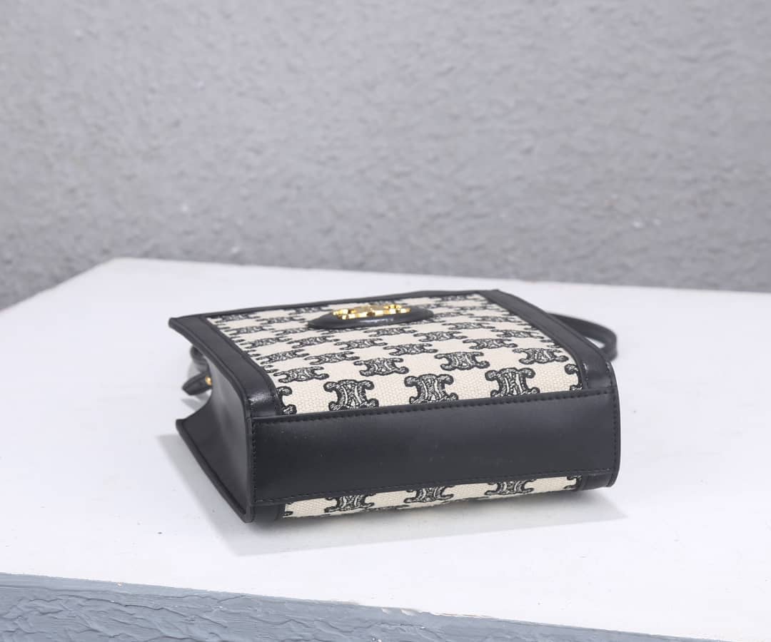 Ce1i*e Triomphe Canvas Small Cabas Vertical Replica Bag