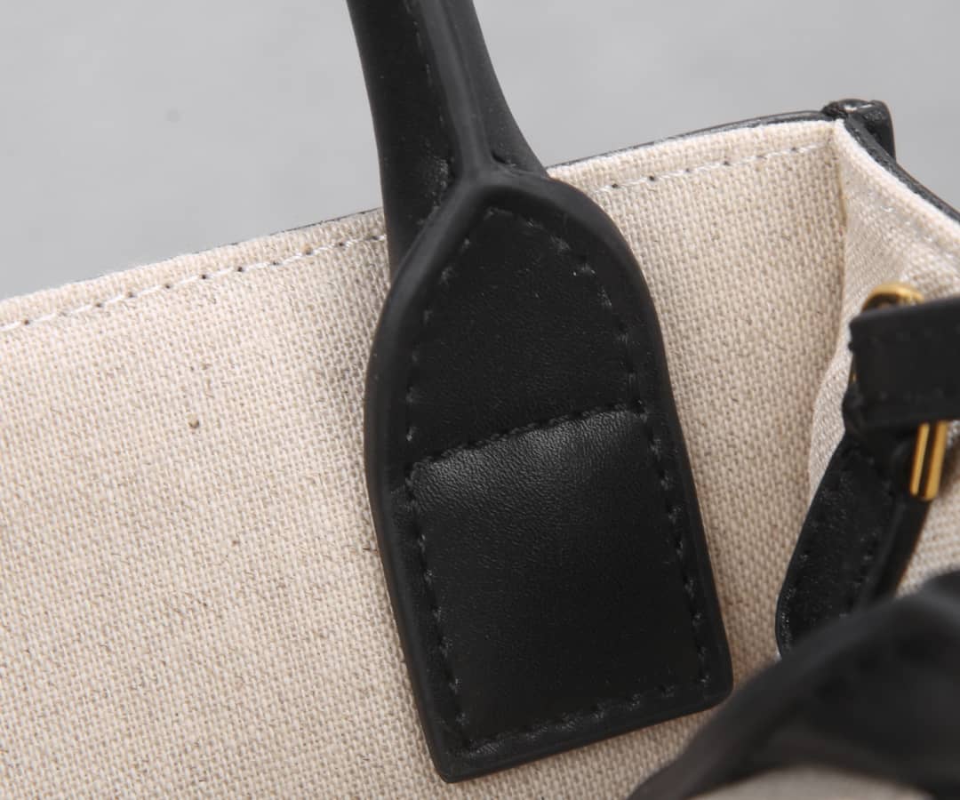 Ce1i*e Triomphe Canvas Small Cabas Vertical Replica Bag