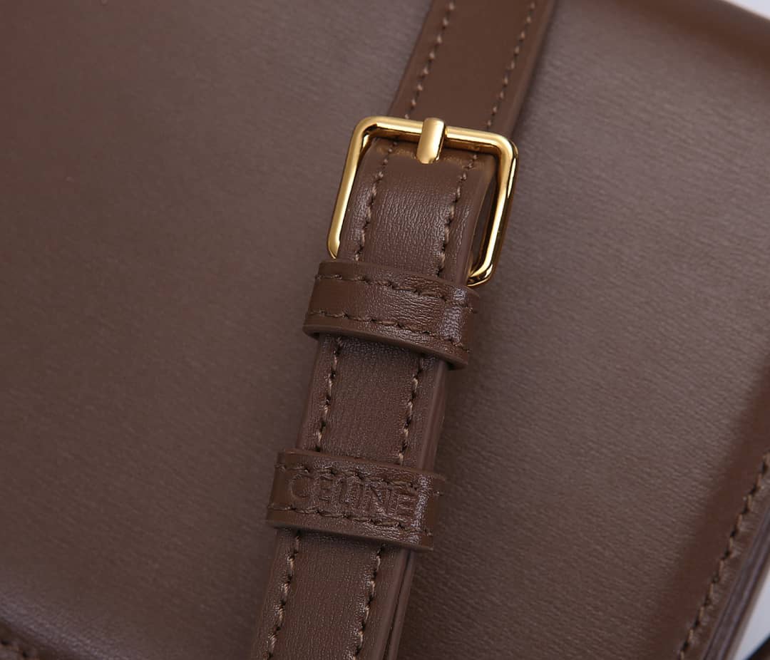 Ce1i*e Bag Dupe Triomphe Micro Luggage 18.5CM Replica Bag