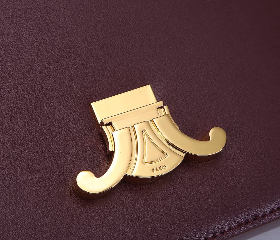 Ce1i*e Bag Dupe Triomphe Micro Luggage 18.5CM Replica Bag