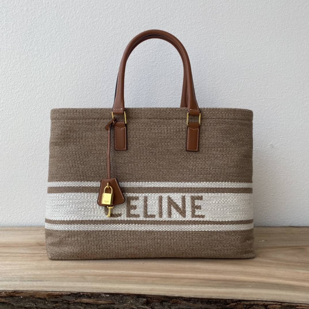 Ce1i*e Horizontal Cabas Replica Tote Bag
