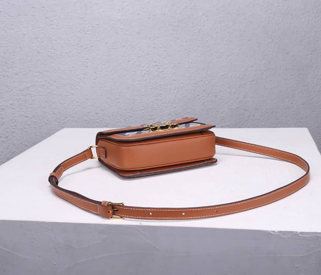 Ce1i*e Small Besace 16 Cowhide Replica Saddle Bag