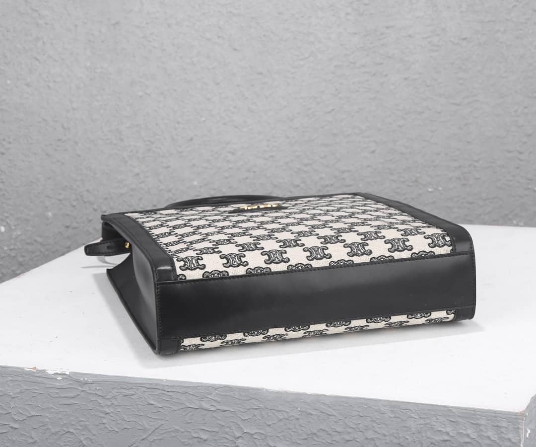 Ce1i*e Triomphe Canvas Small Cabas Vertical Replica Bag