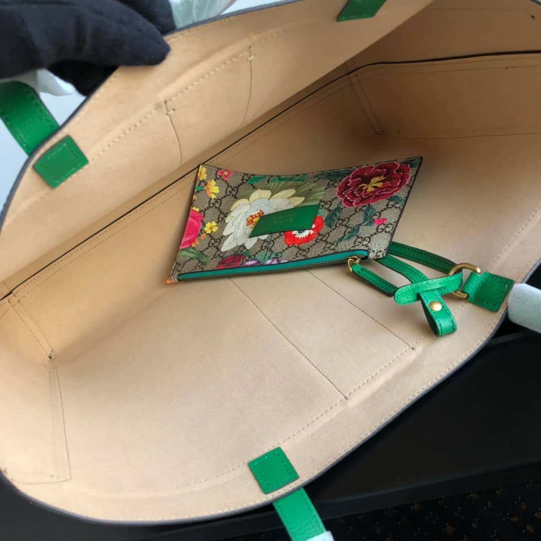 Gvc*1 Ophidia Web Soft GG Svp*me Tote Replica Green 547947