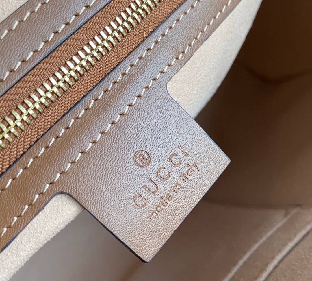 Gvc*1 Padlock Medium GG Svp*me Shoulder Bag Replica Gray Brown 479197