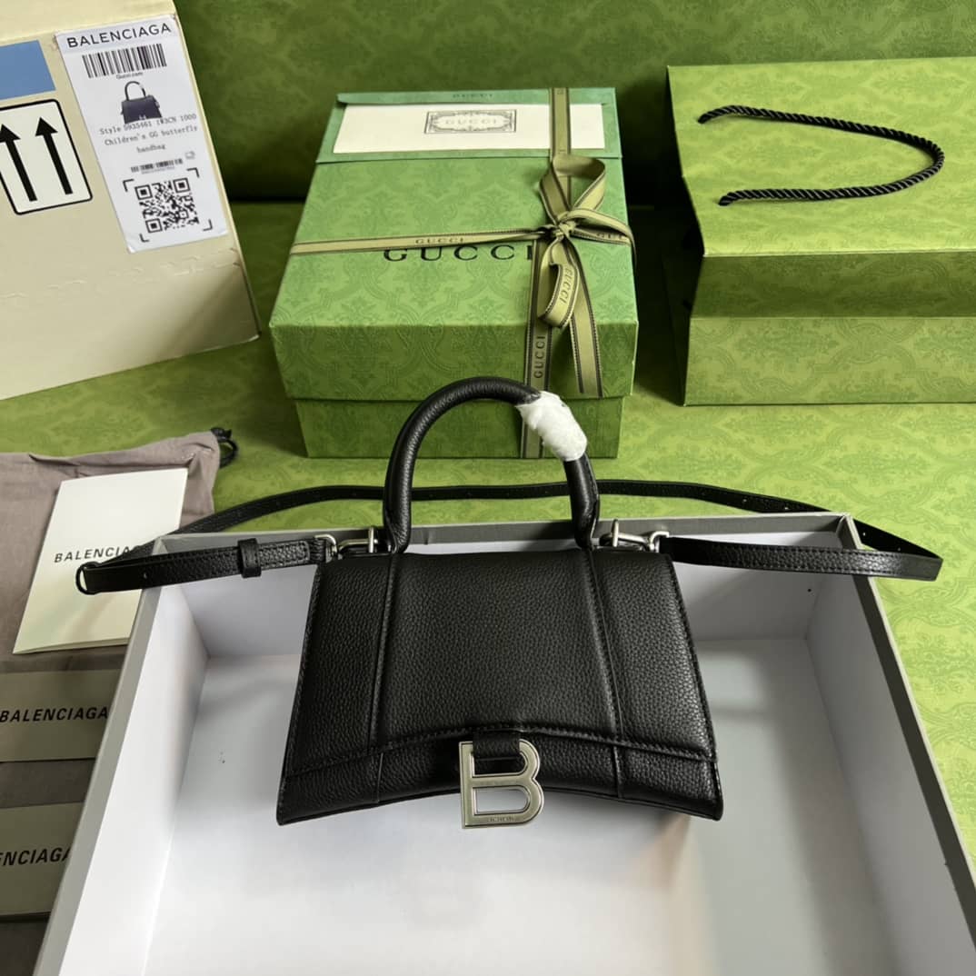 Gvc*1 Ba1en*iaga Hourglass Top-handle Tote Bag 5928331 Replica