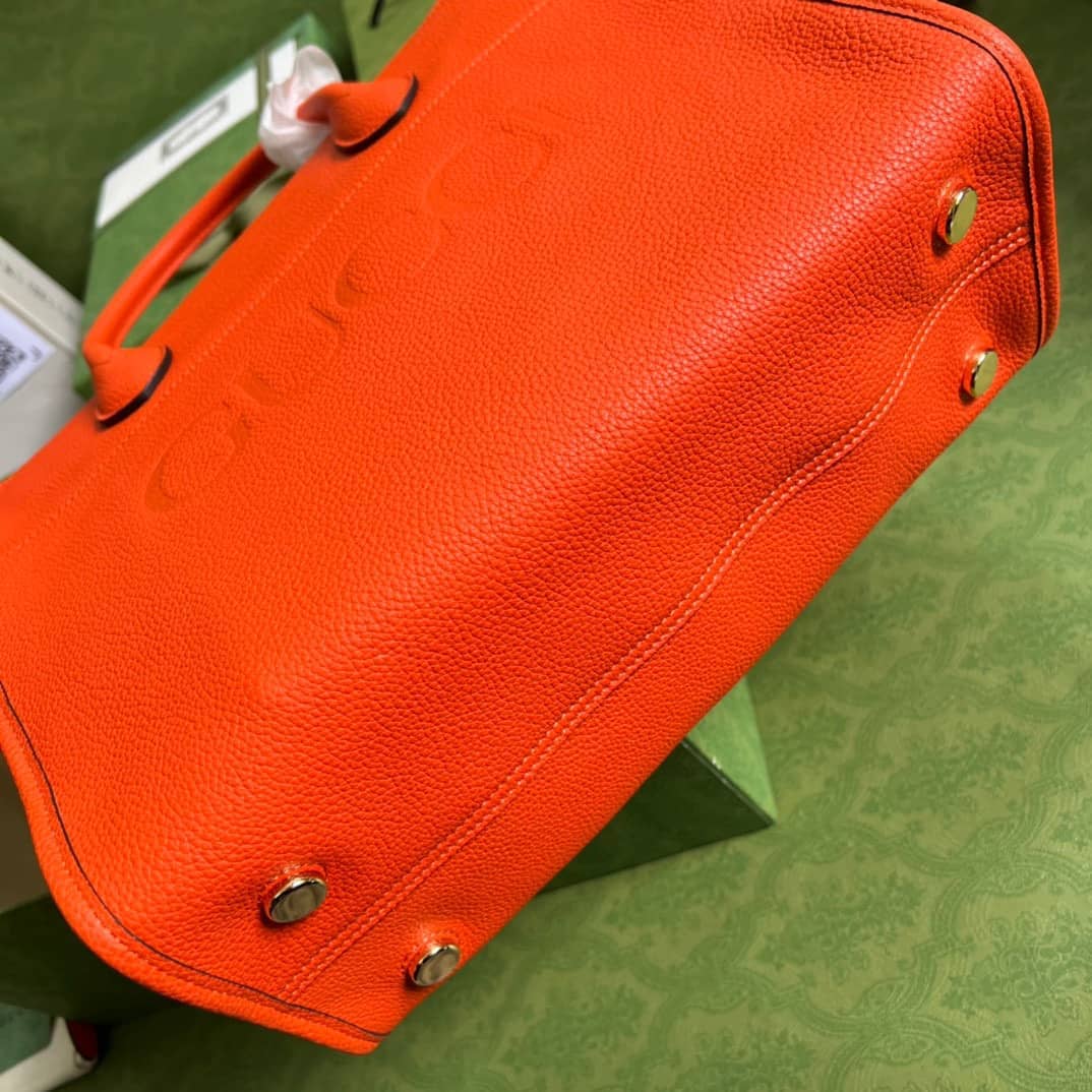 Gvc*1 Small Leather Tote With Gvc*1 Logo 674822 Replica Bag