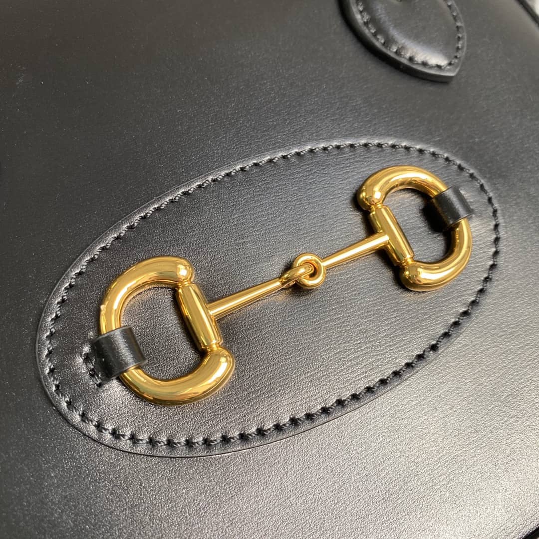 Gvc*1 1955 Horsebit Polkadot Handle Bag Replica 621220