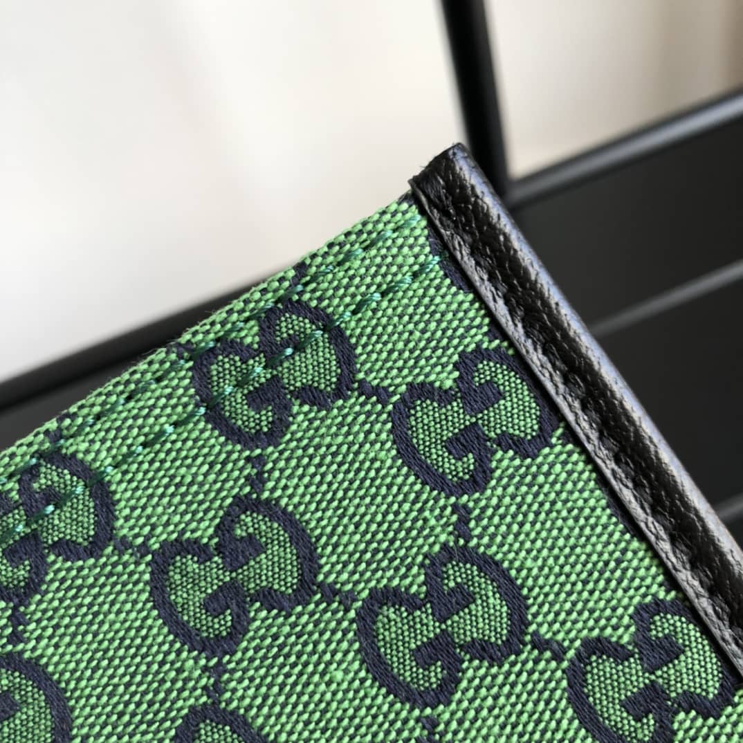 Gvc*1 GG Multicolor Kids Girl Tote Replica Green 550763