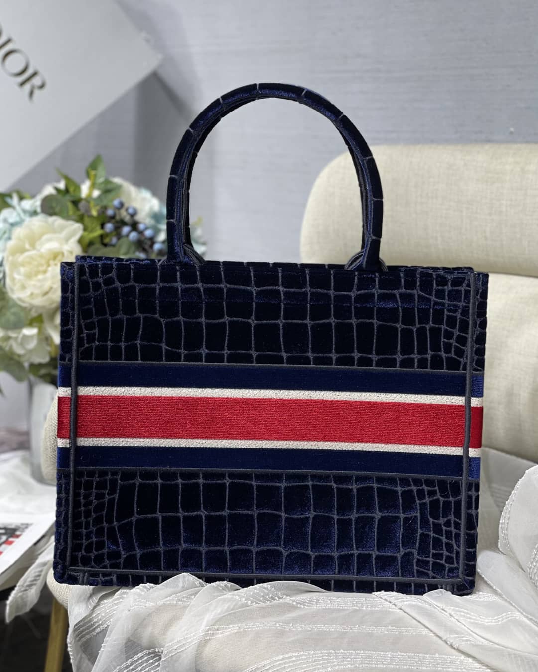 Chr1st1an D10r Tote Bag Dupe CD Book Embroidery